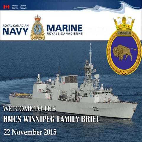 CO's presentation - HMCS Winnipeg - April 2017 | PPTX