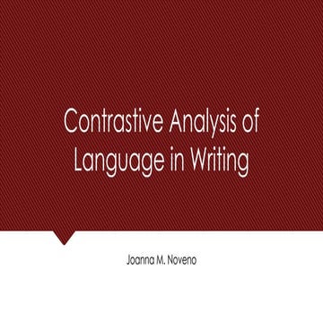 Contrastive Analysis of Language in Writing.pptx