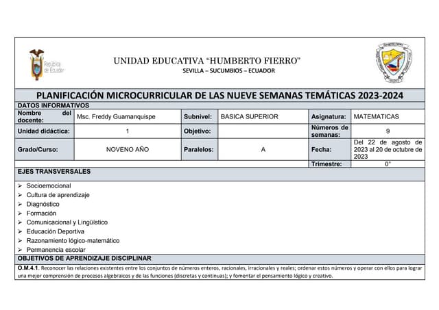 NOVENO PLANIFICACIÓN DE LAS 9 SEMANAS.docx