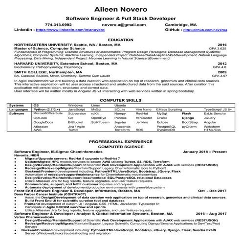 Novero a resume-2018 | PDF