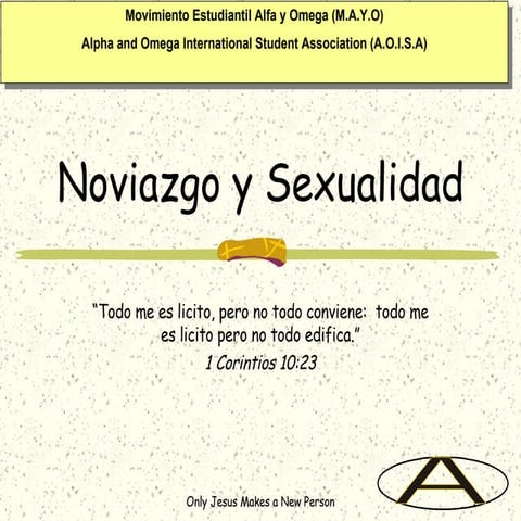 Noviazgo y Sexualidad