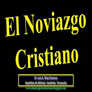 CONF. EL NOVIAZGO CRISTIANO