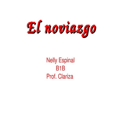 Noviazgo De Nelly Espinal