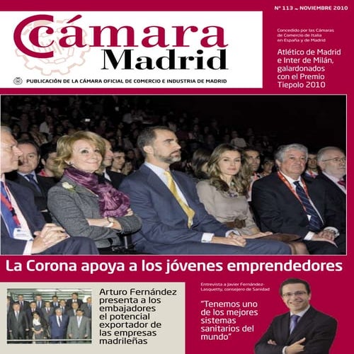 Revista Cámara Madrid noviembre 2010