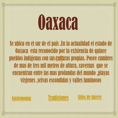 oxaca | PPTX