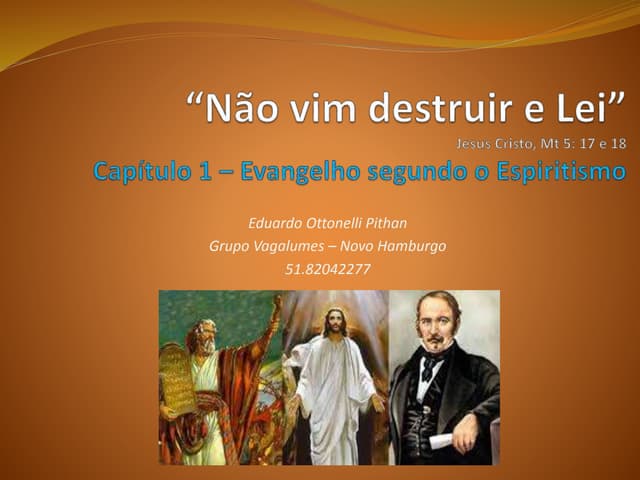 Capítulo 1 do Evangelho Segundo o E...