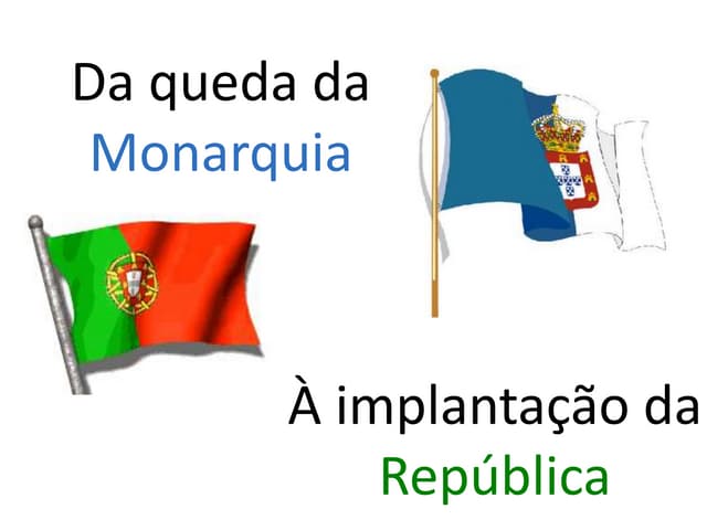 Da queda da Monarquia à implantação...