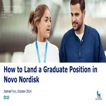 How to land a graduate position in Novo Nordisk?
