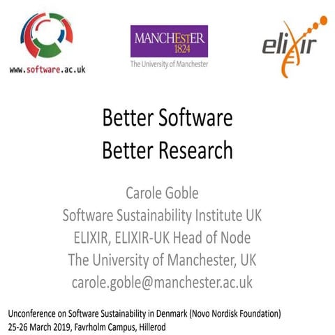 Better Software, Better Research | PPT