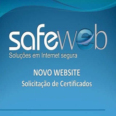 Novo site safeweb | PPS