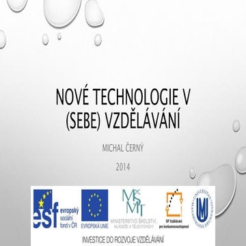 Nové technologie ve vzdělávání