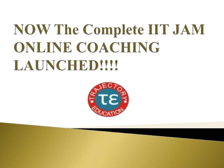 Now The Complete IIT JAM Online Coaching Launched