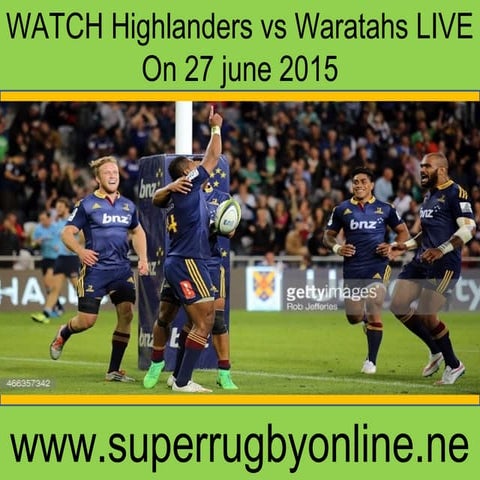 Now we are watching super rugby semifinal 2015
