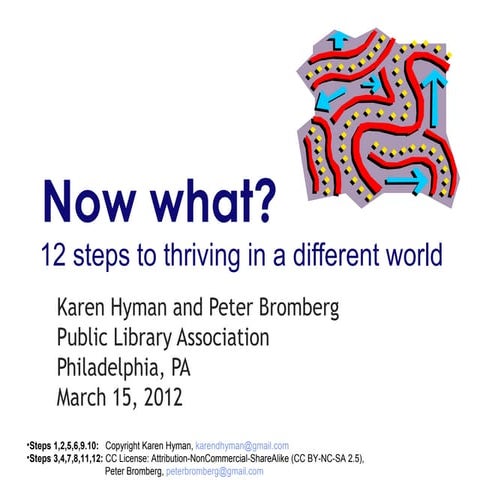Now What: 12 Steps to Thriving in a Different World