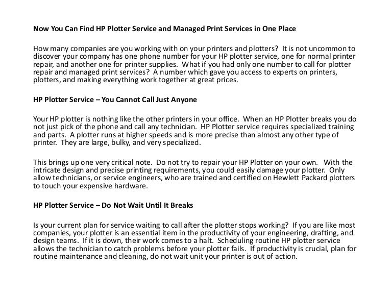 plotter printing services