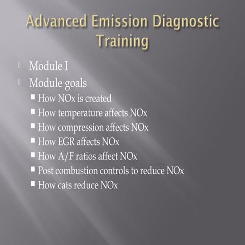 VVC AUTO 85.5 - Smog Technician - Level 1 - Nox