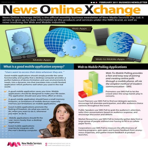 New Media Services News Letter For February