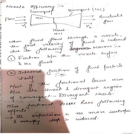 Nozzle and-diffuser-efficiency