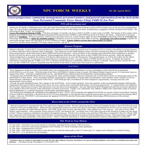 Npc force weekly 02 apr   06 apr 2012