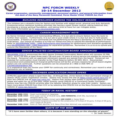 Npc force weekly 10 14 december 2012
