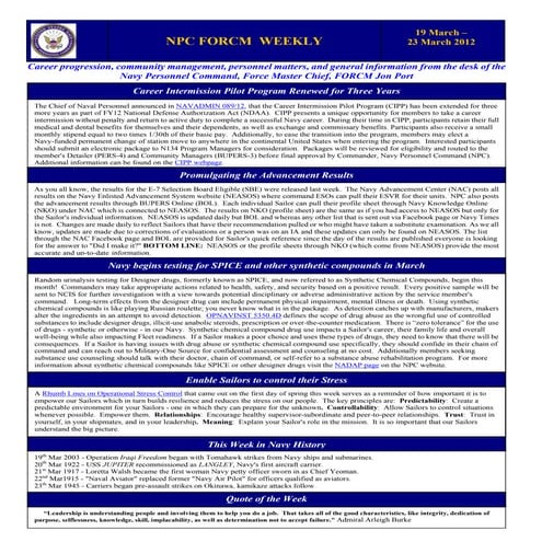 Npc force weekly 19 mar   23 mar 2012