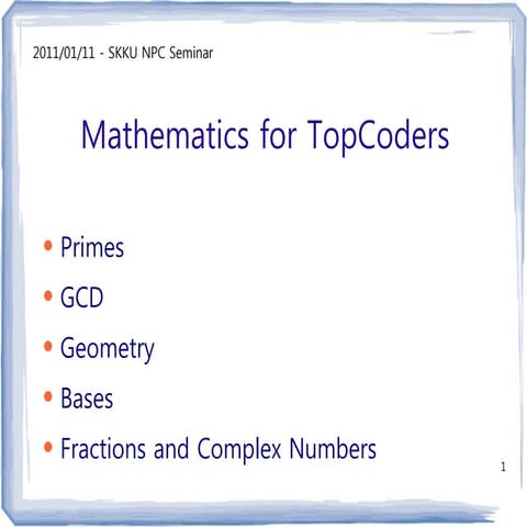 Mathematics | PPT