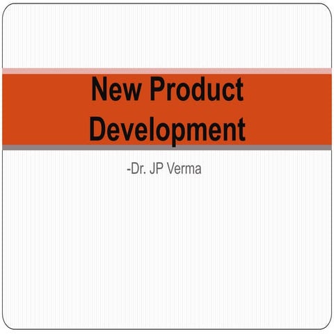 New Product Deveklopment