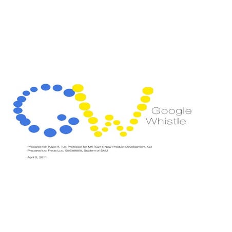 New Product Development (Google)