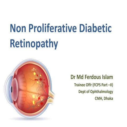 Non Proliferative Diabetic Retinopathy