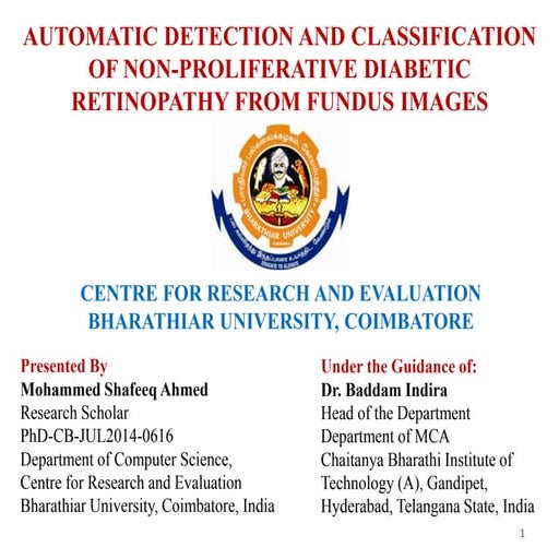 DIABETIC RETINOPATHY FROM FUNDUS IMAGES_VIVA VOCE_MSA.pptx