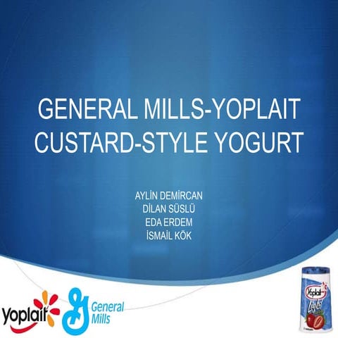 general mills-yoplait custard style yogurt