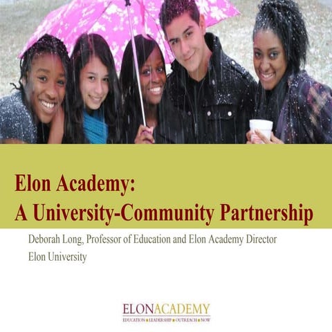 A University-Community Partnership to Address College Access and Success