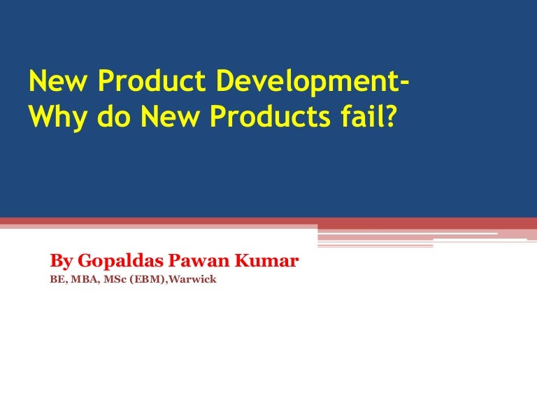New Product failures