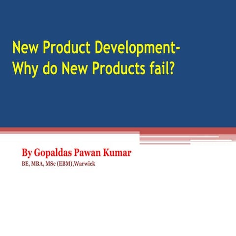 New Product failures