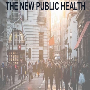 HEALTH PROMOTION - NEW PUBLIC HEALTH