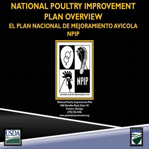 National Poultry Improvement Plan Overview | PDF | Infectious Diseases ...