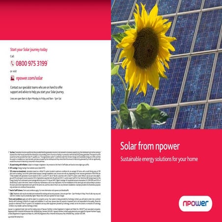 Solar Power - Sustainable energy solutions for your home