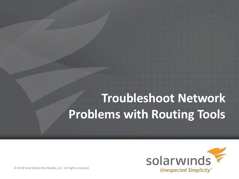 Troubleshoot Network Problems With Routing Rules