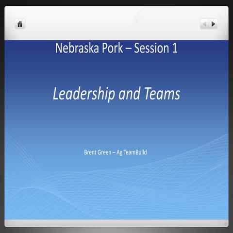 Using MBTI for Leadership Development and Team Building - 2014 Nebraska Pork ...