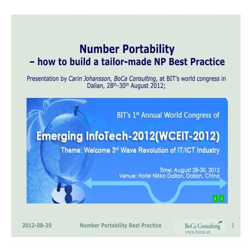 MOBILE NUMBER PORTABILITY--MNP | PPTX