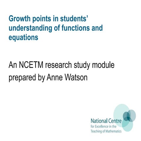 Analyzing Understanding of Function