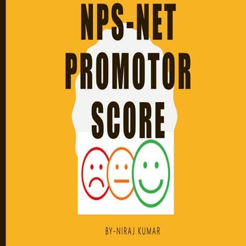 Nps net promotor score-by Niraj kumar