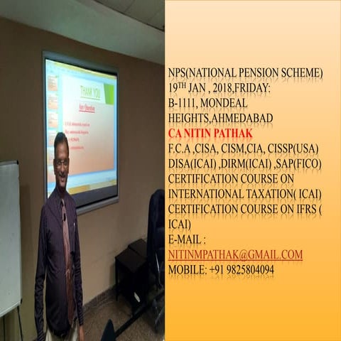 NPS  (NATIONAL PENSION SCHEME) PPT