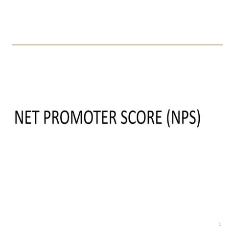 Net Promoter Score
