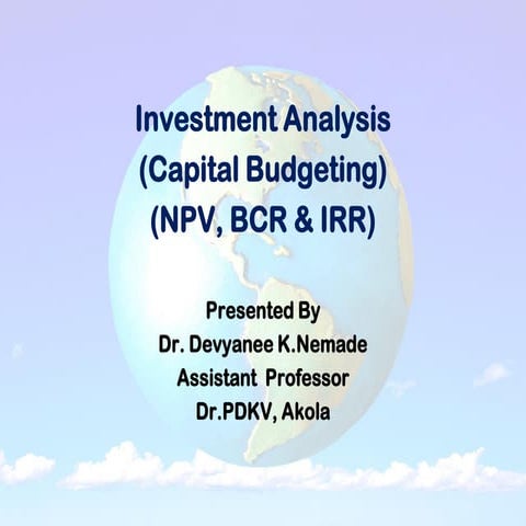 Investment Analysis