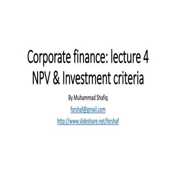 Npv n other invest cri lec 4