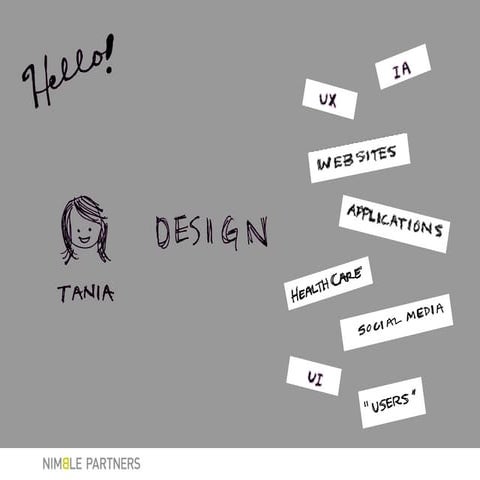 User experience design overview for Tufts' School of Medicine web health comm...