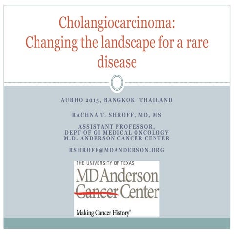 Cholangiocarcinoma