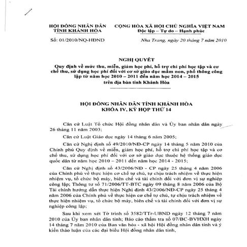 Nq 01 ve muc thu hoc phi