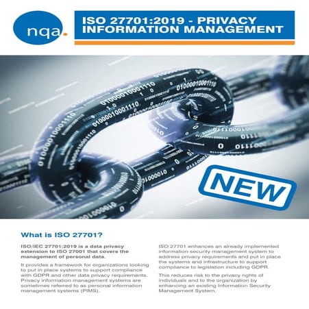 NQA ISO 27701:2019 - PIM